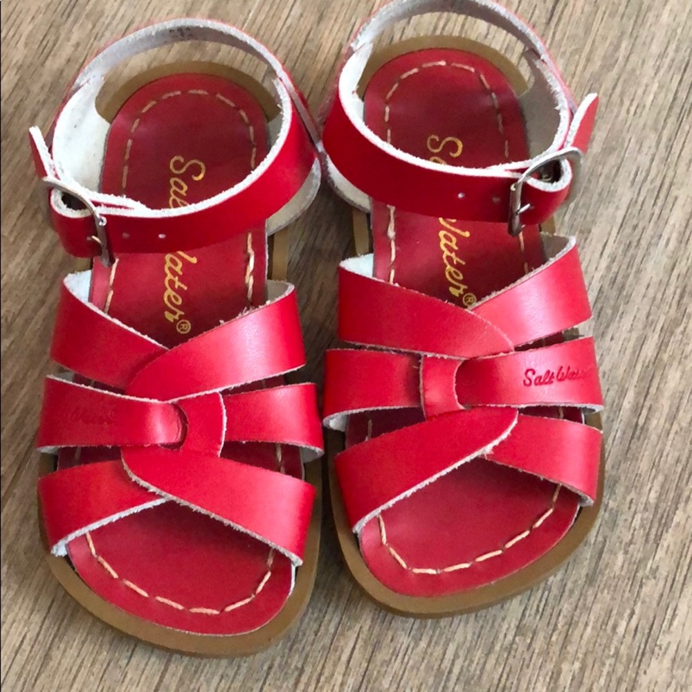 Kids Salt-Water Sandal Red